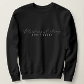 Elegant minimalistisch kerstsweatshirt trui (Design voorkant)