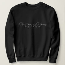 Elegant minimalistisch kerstsweatshirt