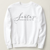 Elegant minimalistisch kerstsweatshirt trui (Design voorkant)