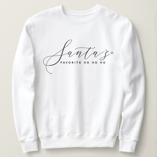 Elegant minimalistisch kerstsweatshirt trui (Design voorkant)