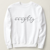 Elegant minimalistisch kerstsweatshirt trui (Design voorkant)