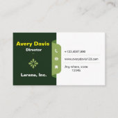 Elegant minimalistisch klassiek ontwerp voor Profe Visitekaartje (Voorkant)