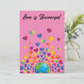 Elegant minimalistisch kleurrijk ontwerp voor rege aankondiging (Staand voorkant)