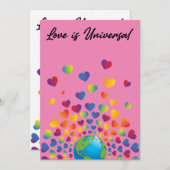 Elegant minimalistisch kleurrijk ontwerp voor rege aankondiging (Voorkant / Achterkant)