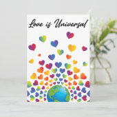 Elegant minimalistisch kleurrijk ontwerp voor rege kaart (Staand voorkant)