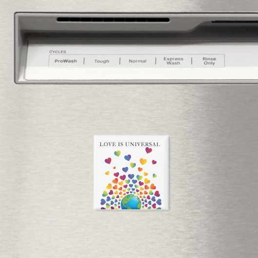 Elegant minimalistisch kleurrijk ontwerp voor rege magneet (Insitu (Vaatwasser))