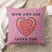 Elegant minimalistisch liefdesontwerp kussen (Deken)