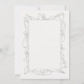 Elegant minimalistisch lijnhuwelijk bewaart de dat (Achterkant)