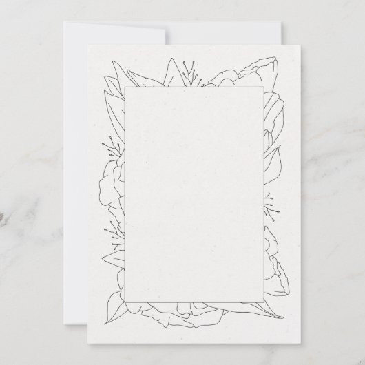 Elegant minimalistisch lijnhuwelijk bewaart de dat (Achterkant)