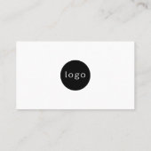 Elegant minimalistisch Logo Sjabloon Visitekaartje (Achterkant)