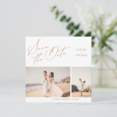 Elegant Minimalistisch Manuscript 2 Foto sparen de (Staand voorkant)