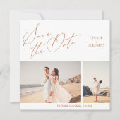 Elegant Minimalistisch Manuscript 2 Foto sparen de (Voorkant)