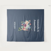 Elegant minimalistisch marineverbindingsprofiel bl wandkleed (Voorkant (horizontaal))