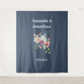 Elegant minimalistisch marineverbindingsprofiel bl wandkleed (Voorkant)