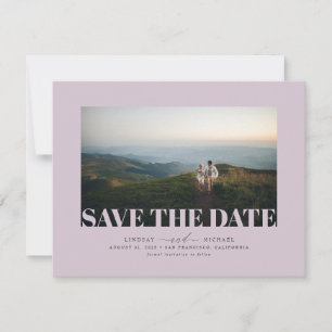 Elegant minimalistisch model opslaan Datum foto Save The Date