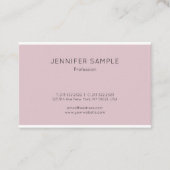 Elegant minimalistisch modern design professioneel visitekaartje (Voorkant)