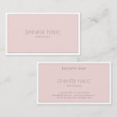 Elegant minimalistisch modern, eenvoudig grafisch visitekaartje (Voorkant / Achterkant)