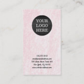 Elegant minimalistisch modern Logo Visitekaartje (Achterkant)