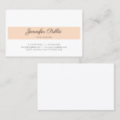 Elegant minimalistisch modern, modern design, tren visitekaartje (Voorkant / Achterkant)