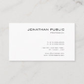 Elegant minimalistisch modern, modern ontwerp voor visitekaartje (Voorkant)