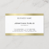 Elegant Minimalistisch Modern Professional Trendy Visitekaartje (Achterkant)