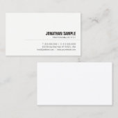 Elegant minimalistisch modern, professioneel gelui visitekaartje (Voorkant / Achterkant)