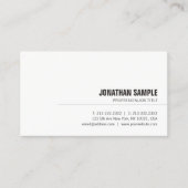 Elegant minimalistisch modern, professioneel gelui visitekaartje (Voorkant)