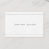 Elegant minimalistisch, modern, professioneel luxe visitekaartje (Voorkant)