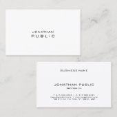 Elegant, minimalistisch, modern, professioneel mod visitekaartje (Voorkant / Achterkant)
