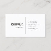 Elegant, minimalistisch, modern, professioneel mod visitekaartje (Voorkant)