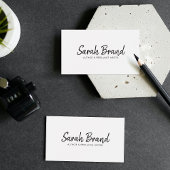 Elegant minimalistisch modern professioneel visitekaartje