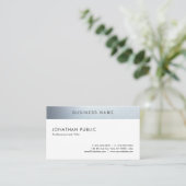 Elegant minimalistisch modern, schoon en stijlvol  visitekaartje (Staand voorkant)