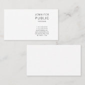 Elegant minimalistisch modern, schoon speelplein visitekaartje (Voorkant / Achterkant)