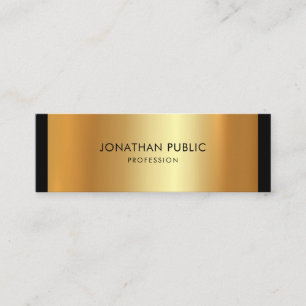 Elegant minimalistisch modern, schoon vlakglam mini visitekaartje