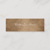 Elegant minimalistisch modern, stijlvol mini-busin mini visitekaartje (Voorkant)