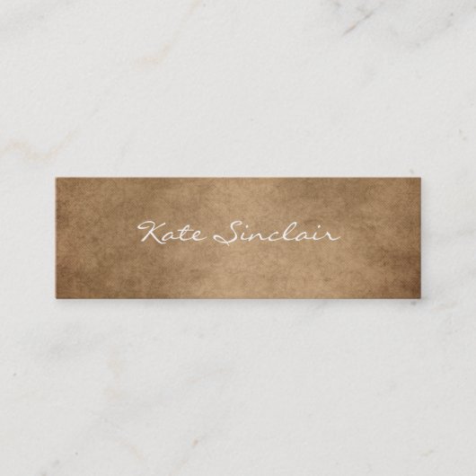 Elegant minimalistisch modern, stijlvol mini-busin mini visitekaartje (Voorkant)