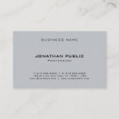 Elegant Minimalistisch Modern Trendy Sjabloon Cool Visitekaartje (Achterkant)