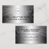 Elegant minimalistisch moderne auto-industrie visitekaartje (Voorkant / Achterkant)