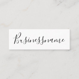 Elegant minimalistisch moderne trendy zwart-wit klantenkaartje