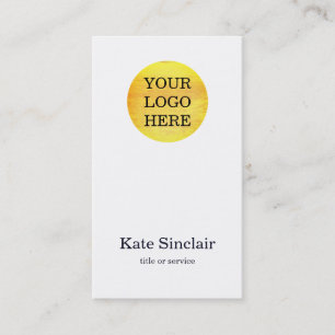 Elegant minimalistisch Moderne Uw Logo Visitekaartje