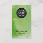 Elegant minimalistisch Moderne Uw Waterverf van de Visitekaartje