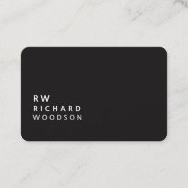 ELEGANT-minimalistisch monogram Klassieke professi Visitekaartje