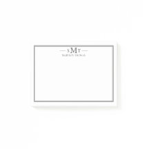 Elegant minimalistisch monogram met drie letters