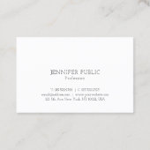 Elegant minimalistisch ontwerp Blush Pink Professi Visitekaartje (Achterkant)