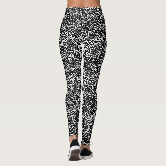 Elegant minimalistisch ontwerp met levenslange kle leggings (Achterkant)