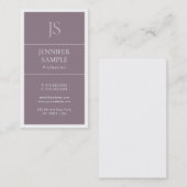 Elegant minimalistisch ontwerp Modern Uitstekend d Visitekaartje (Voorkant / Achterkant)