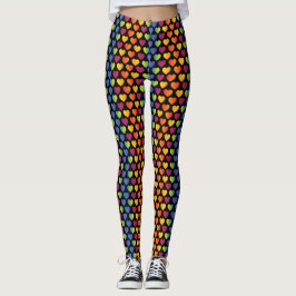 Elegant minimalistisch ontwerp van het regenboogha leggings