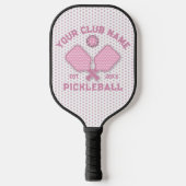 Elegant minimalistisch pickleball monogram ontwerp paddle (Voorkant)