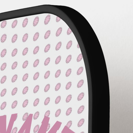 Elegant minimalistisch pickleball monogram ontwerp paddle (Links Detail)