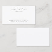 Elegant Minimalistisch Professional Trendy Modern Visitekaartje (Voorkant / Achterkant)